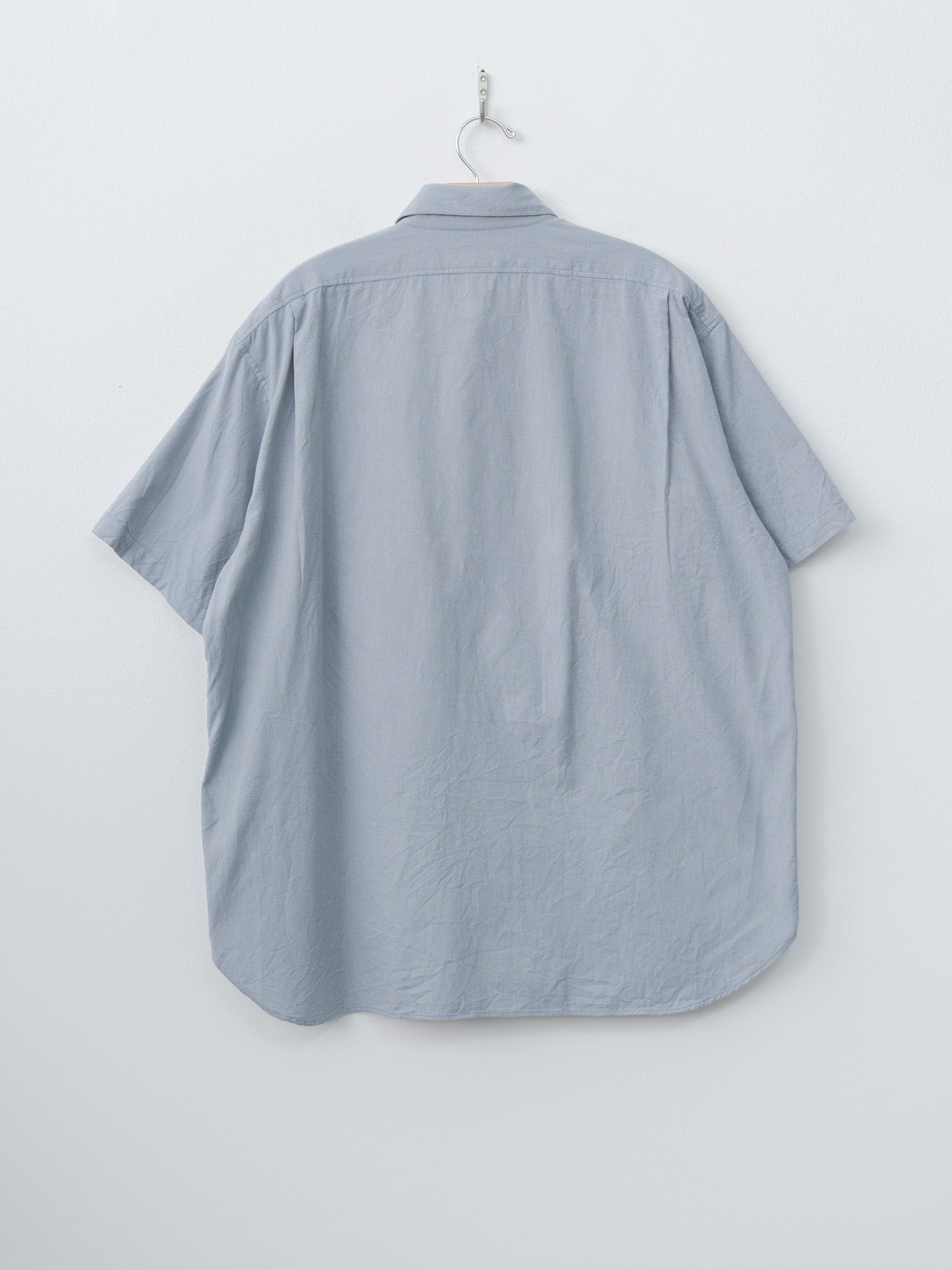 Namu Shop - Fujito S/S Fatigue Shirt - Mix Blue