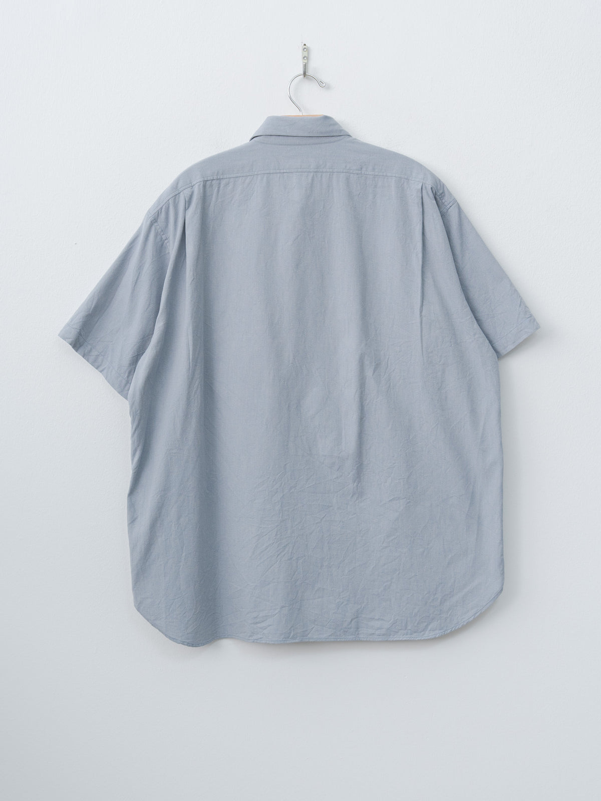 Namu Shop - Fujito S/S Fatigue Shirt - Mix Blue