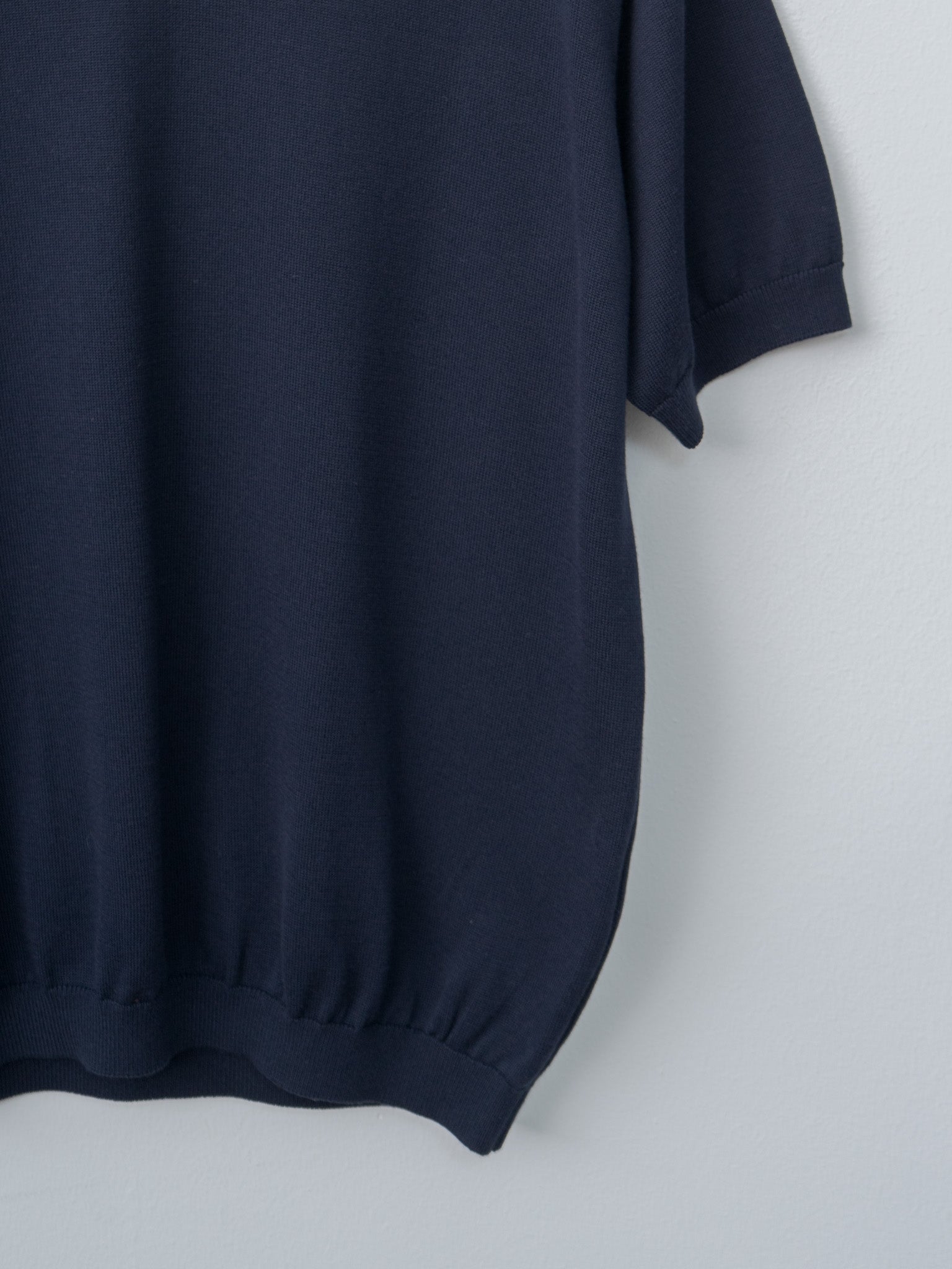 Namu Shop - Fujito Knit Skipper Polo - Navy