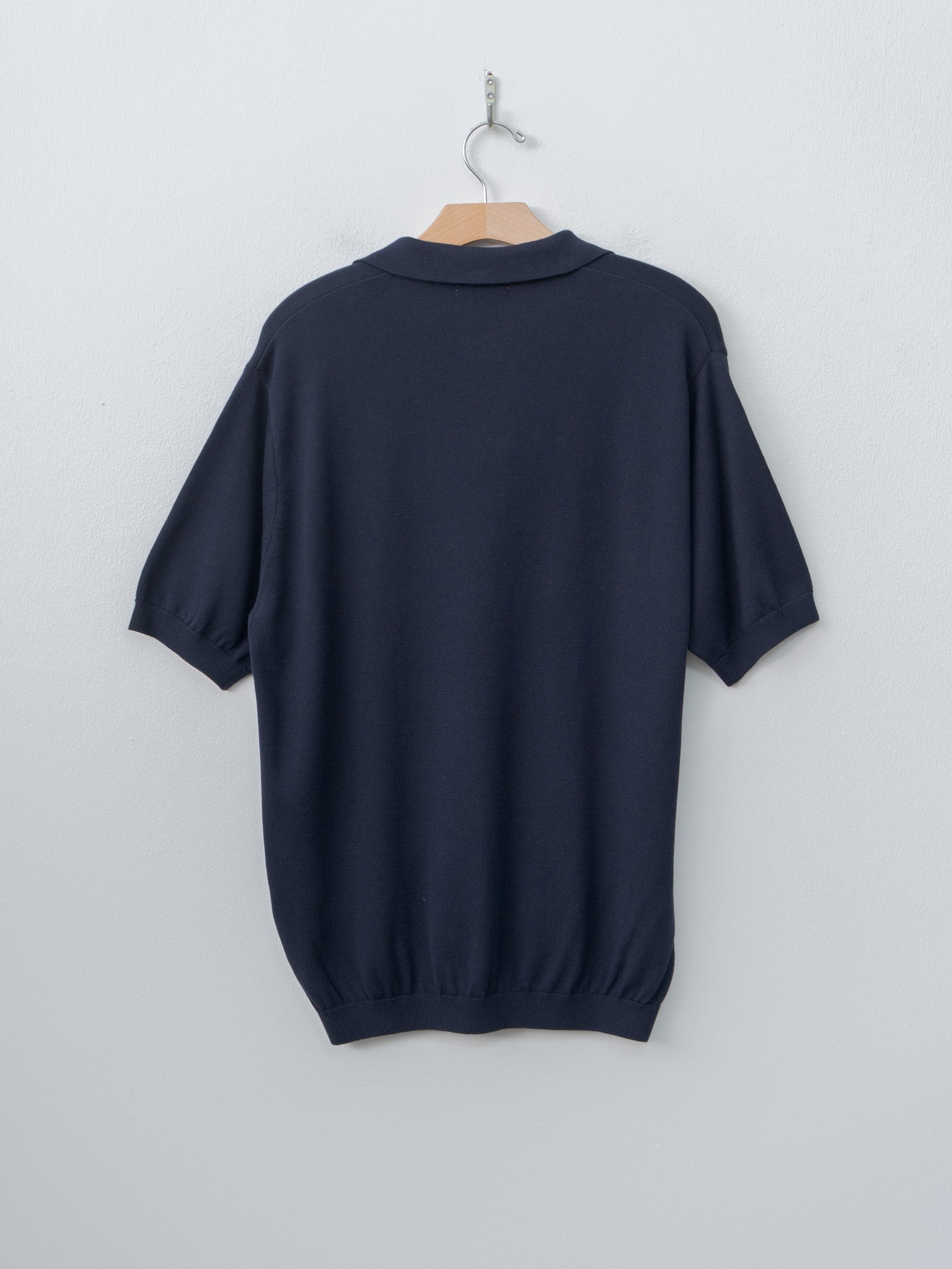 Namu Shop - Fujito Knit Skipper Polo - Navy