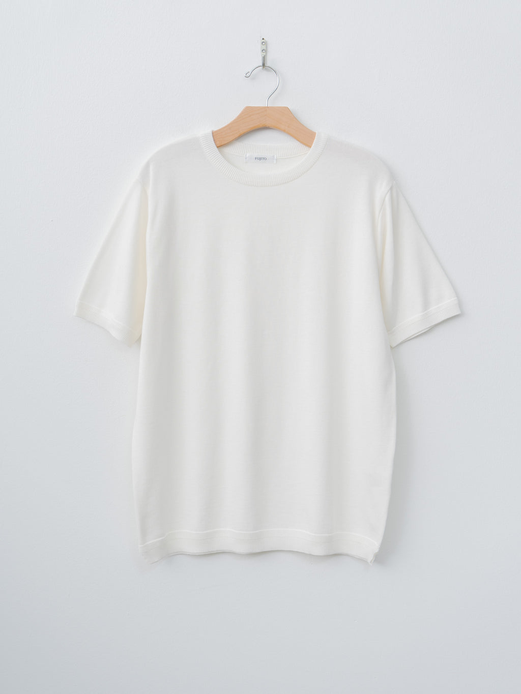 Namu Shop - Fujito C/N Knit T-Shirt - White
