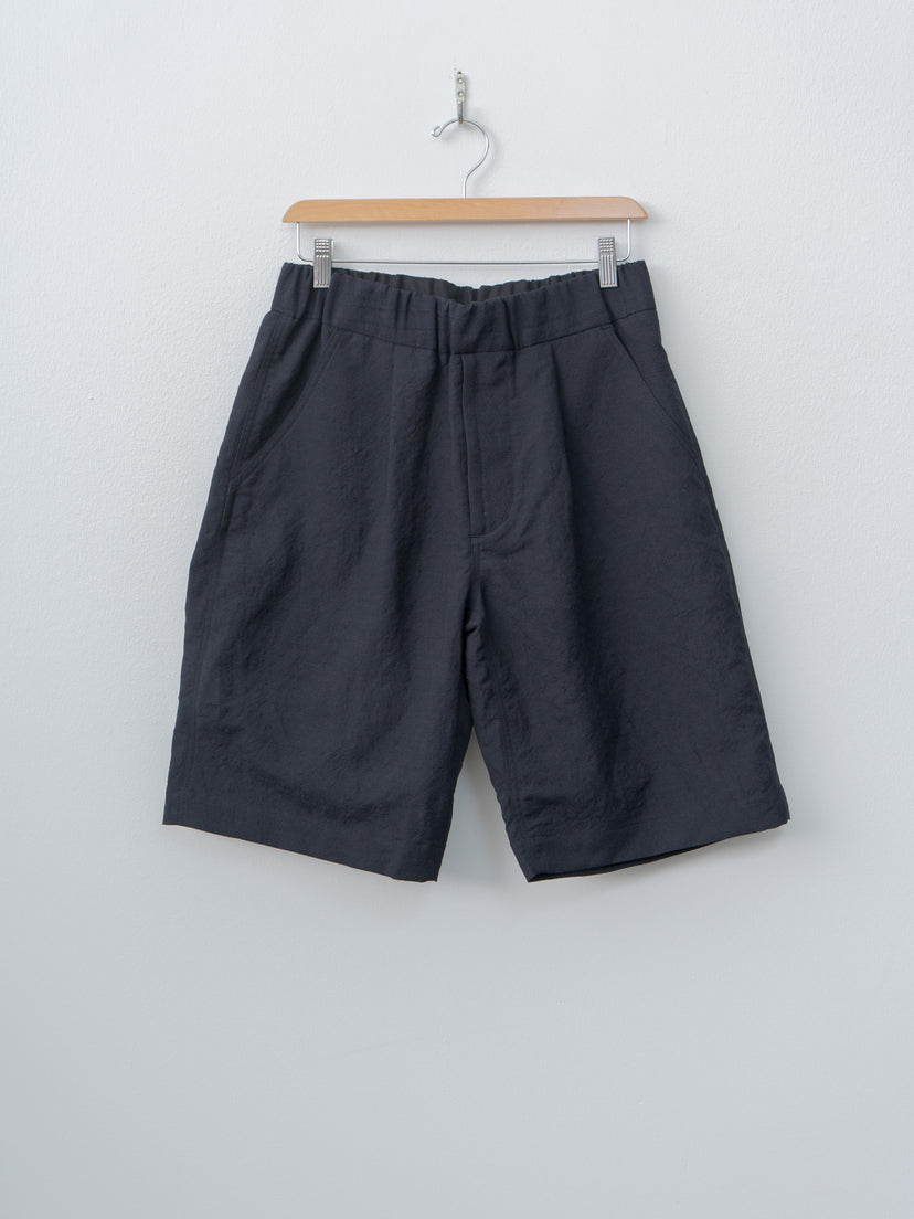 Namu Shop - Fujito Wide Easy Shorts - Dark Navy