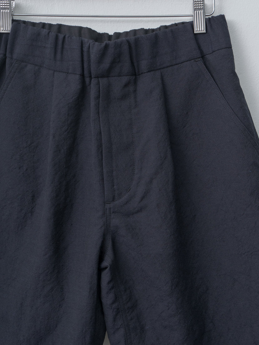 Namu Shop - Fujito Wide Easy Shorts - Dark Navy