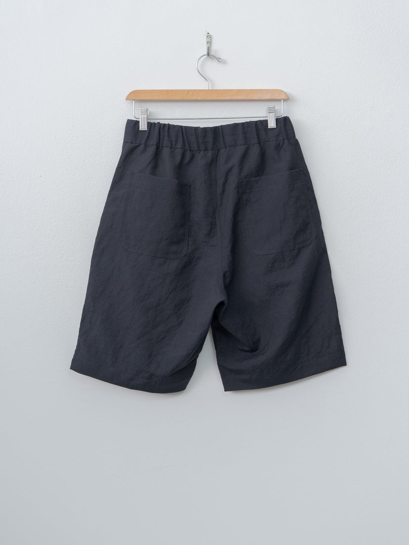 Namu Shop - Fujito Wide Easy Shorts - Dark Navy