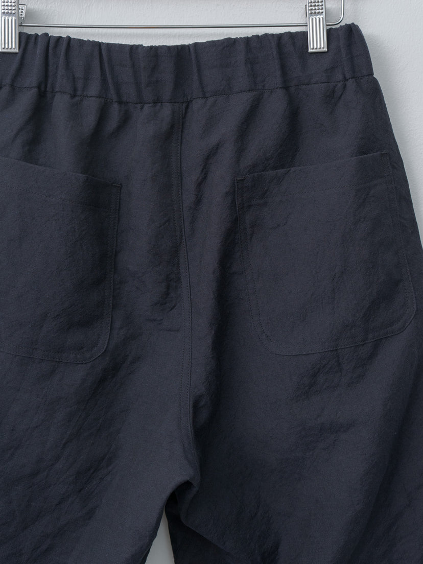 Namu Shop - Fujito Wide Easy Shorts - Dark Navy