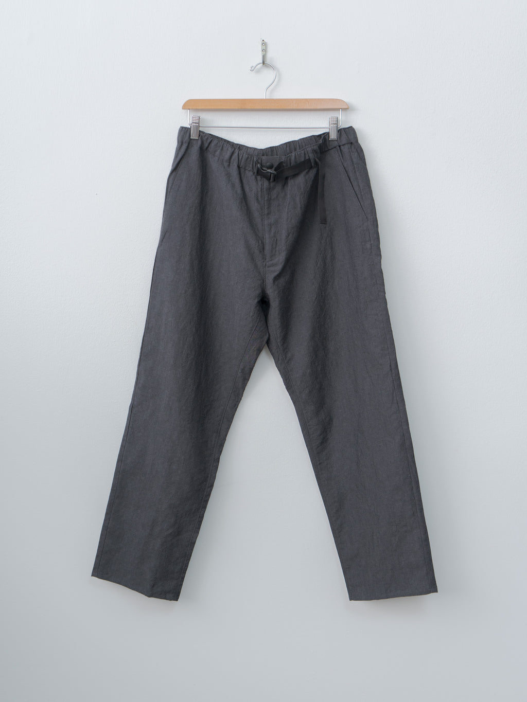 Namu Shop - Fujito N.O.Un Beltless Pants - Charcoal