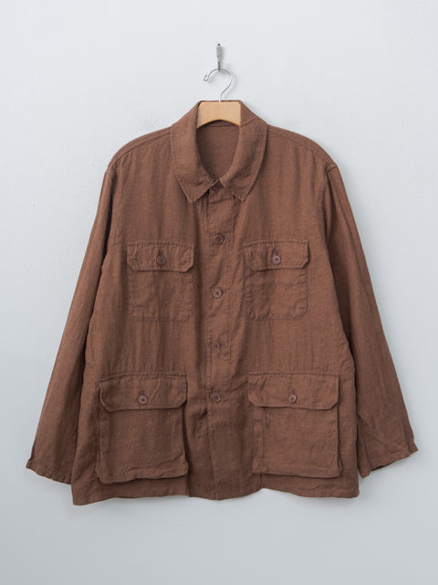 Namu Shop - Kaptain Sunshine Safari Shirt Jacket - Brown