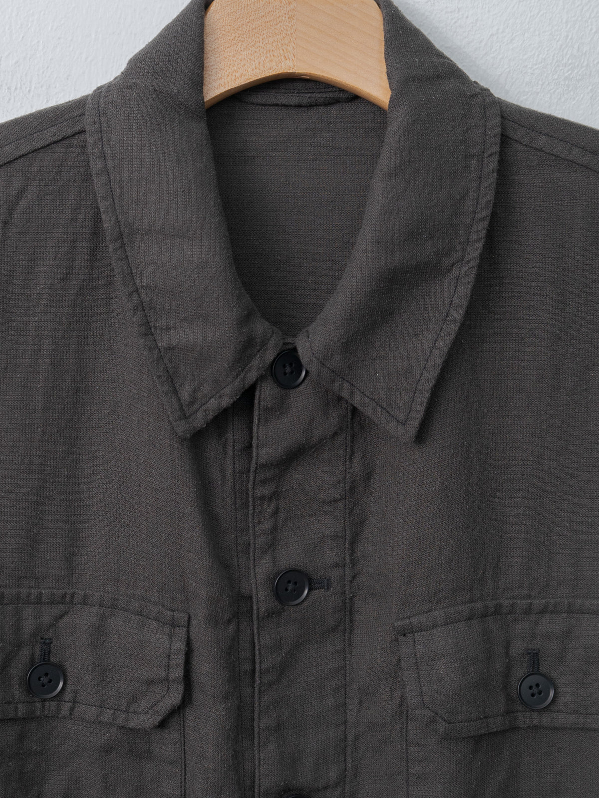Namu Shop - Kaptain Sunshine Safari Shirt Jacket - Ink Black