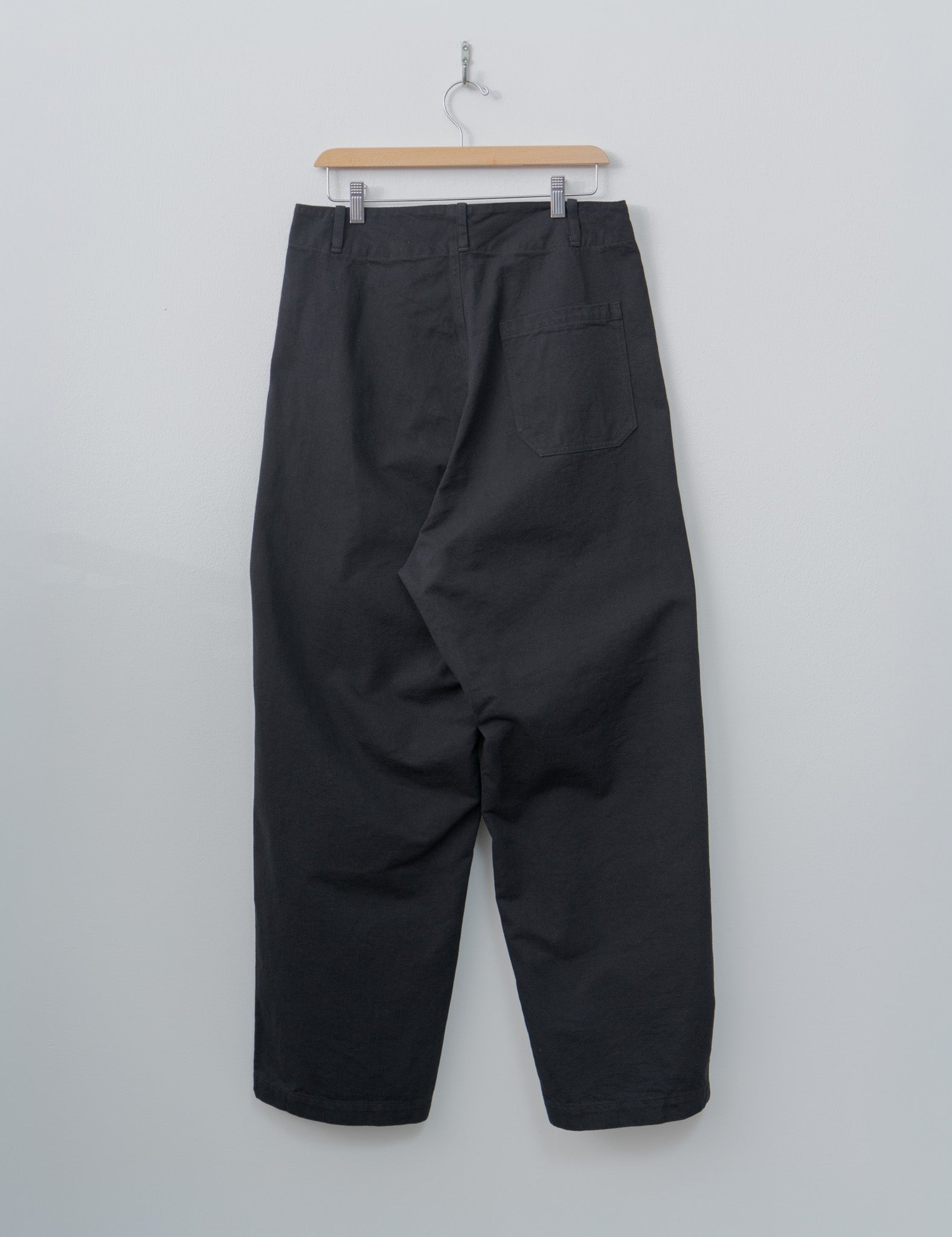 Namu Shop - Kaptain Sunshine Cotton Drill Wide Pants - Black