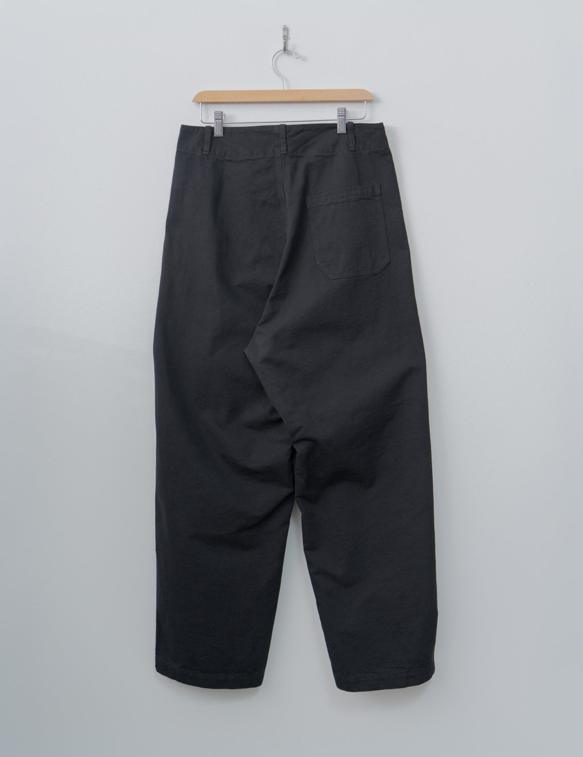 Namu Shop - Kaptain Sunshine Cotton Drill Wide Pants - Black