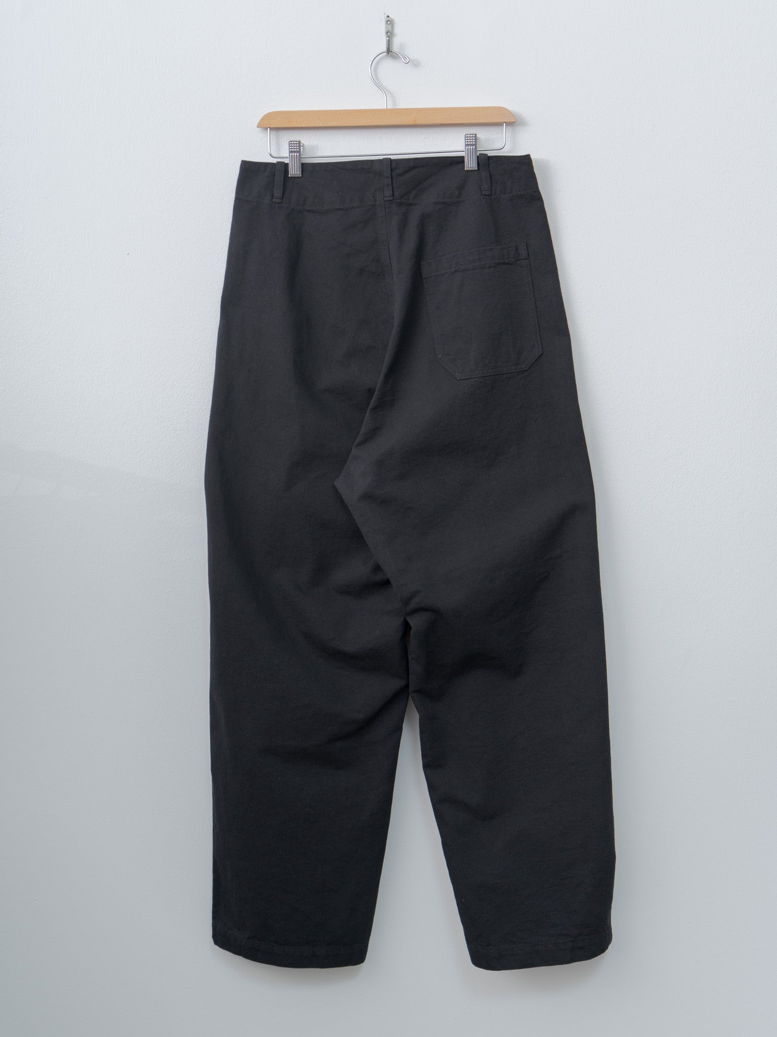 Namu Shop - Kaptain Sunshine Cotton Drill Wide Pants - Black