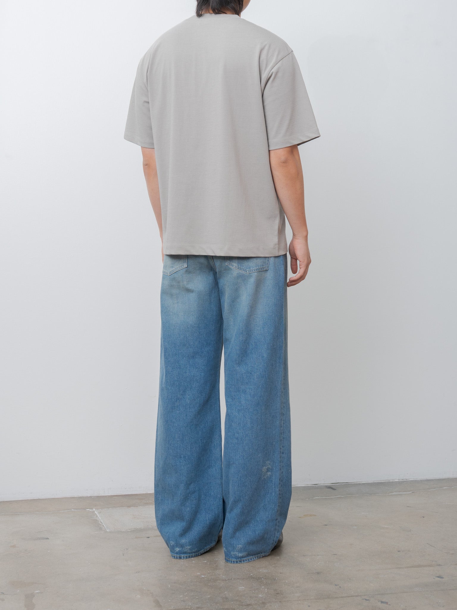 Namu Shop - ssstein Loose Denim Jeans - Indigo