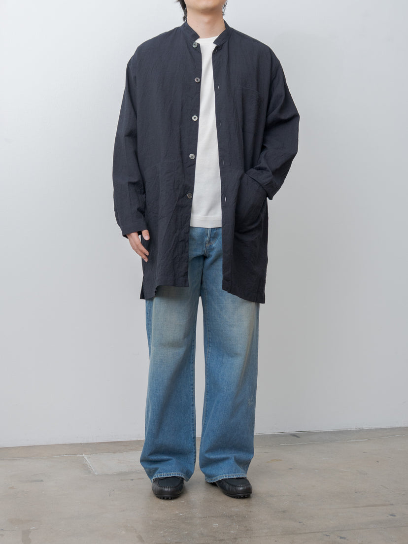 Namu Shop - Fujito Shirt Coat - Dark Navy