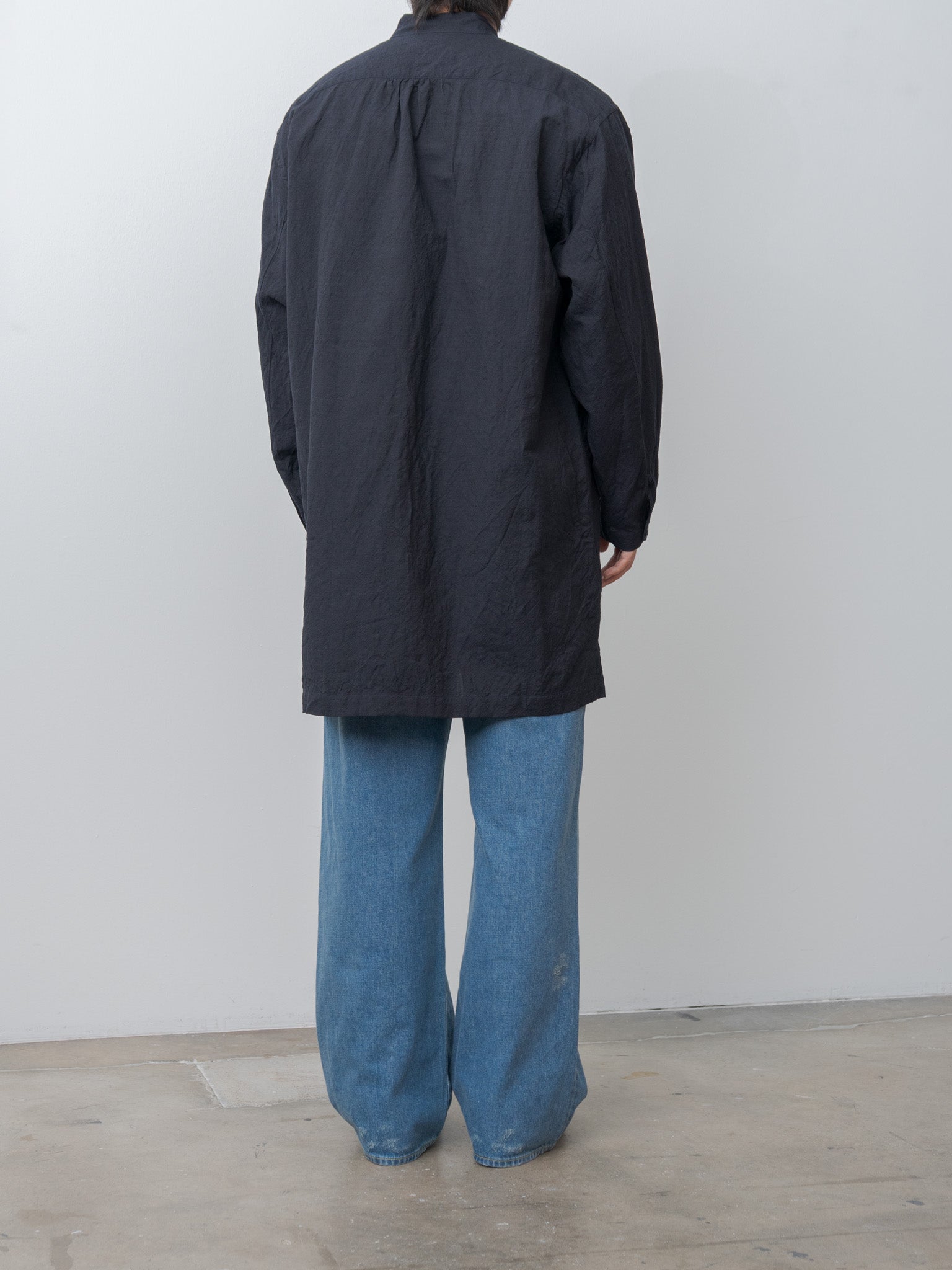 Namu Shop - Fujito Shirt Coat - Dark Navy
