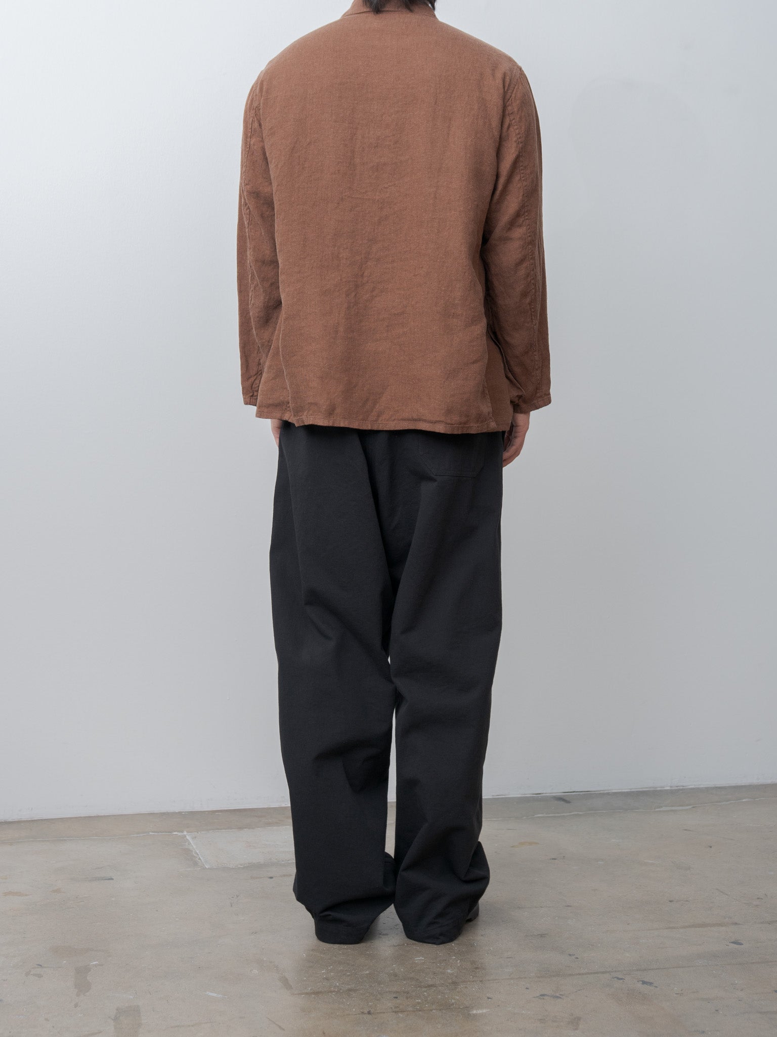 Namu Shop - Kaptain Sunshine Cotton Drill Wide Pants - Black