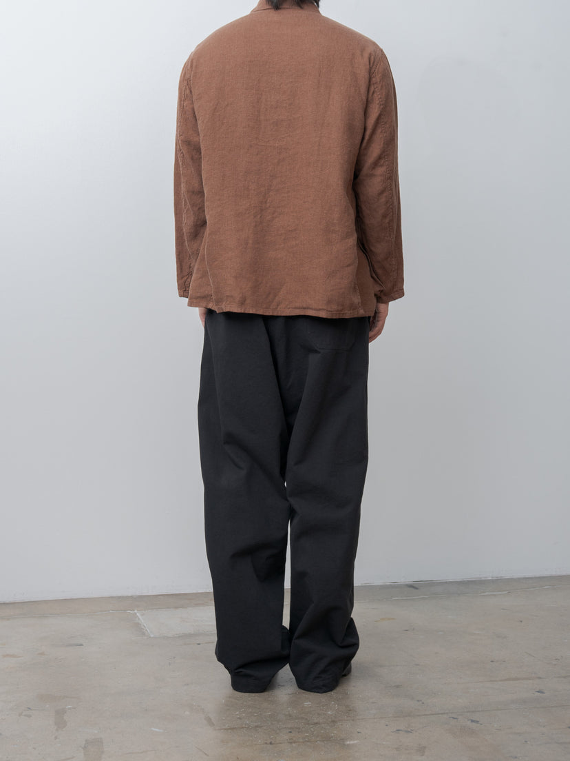 Namu Shop - Kaptain Sunshine Cotton Drill Wide Pants - Black