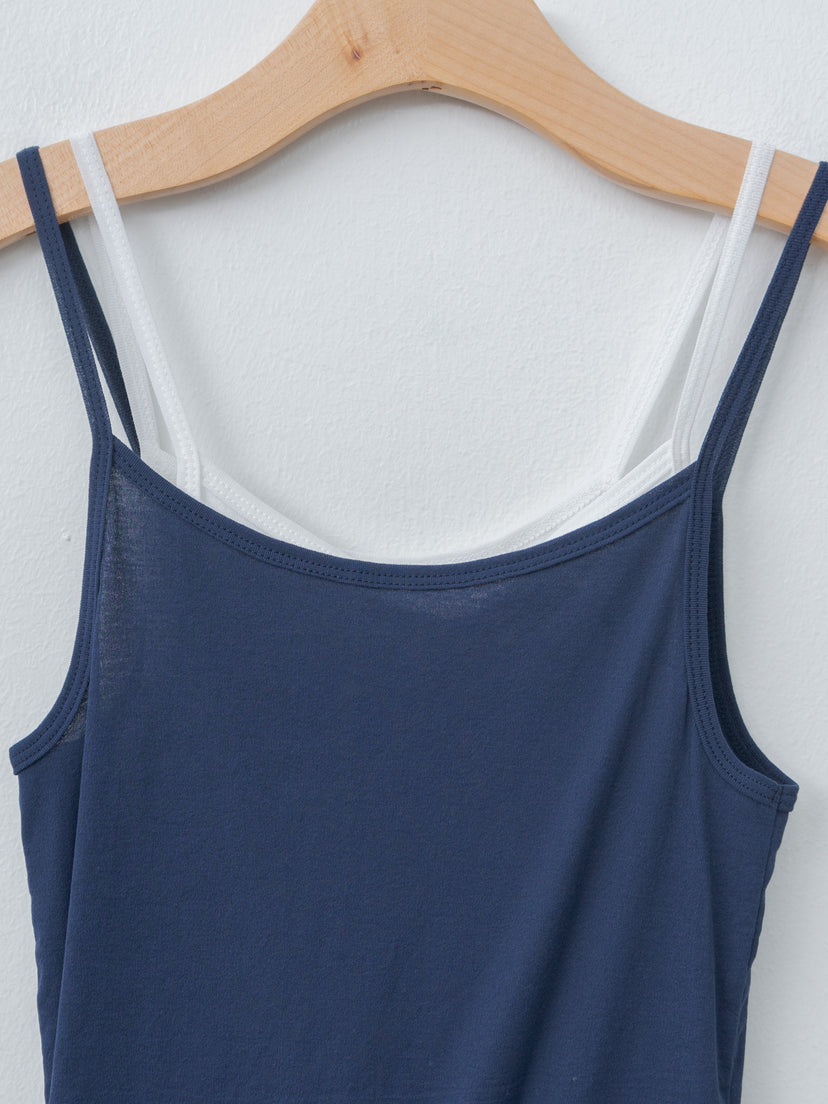 Namu Shop - Babaco Twisted Cotton Camisole - Navy