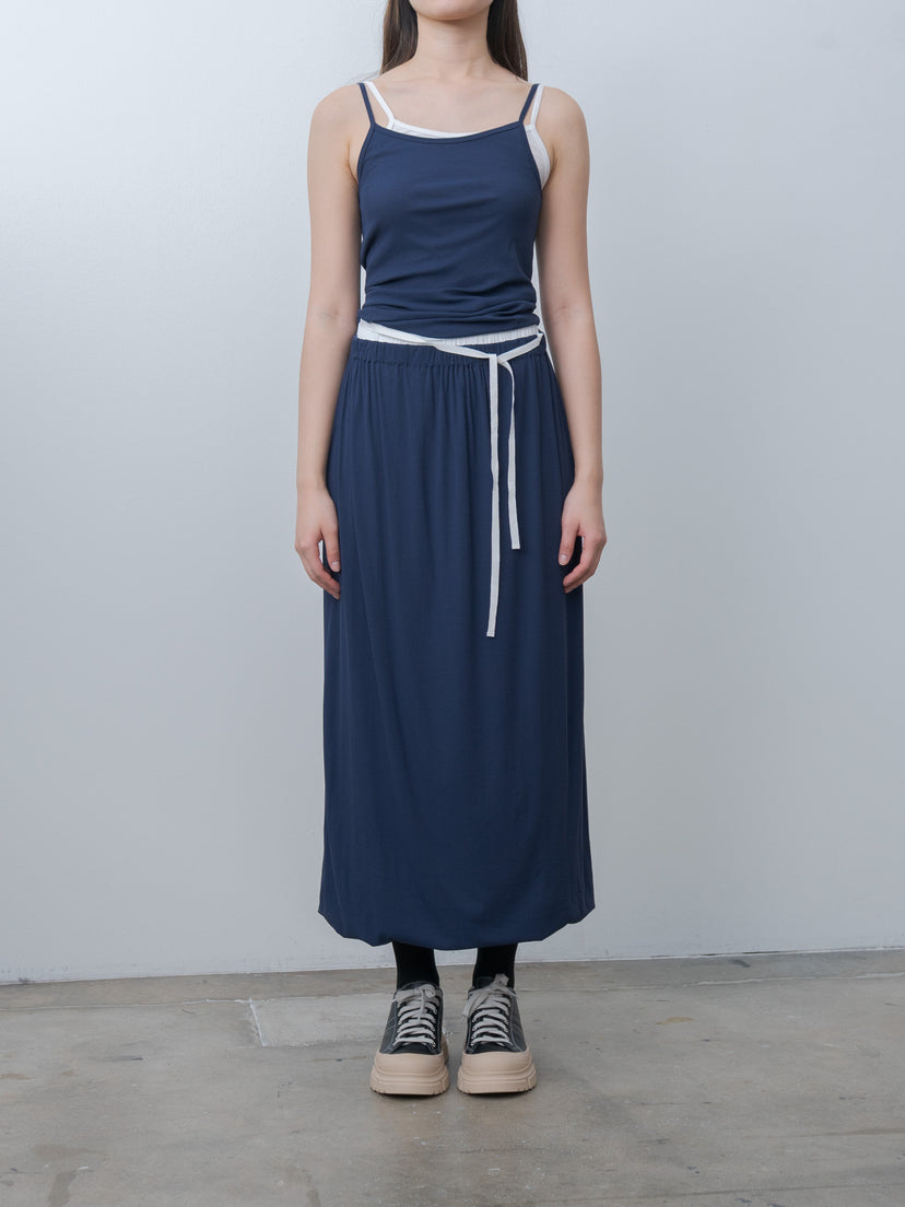 Namu Shop - Babaco Twisted Cotton Camisole - Navy