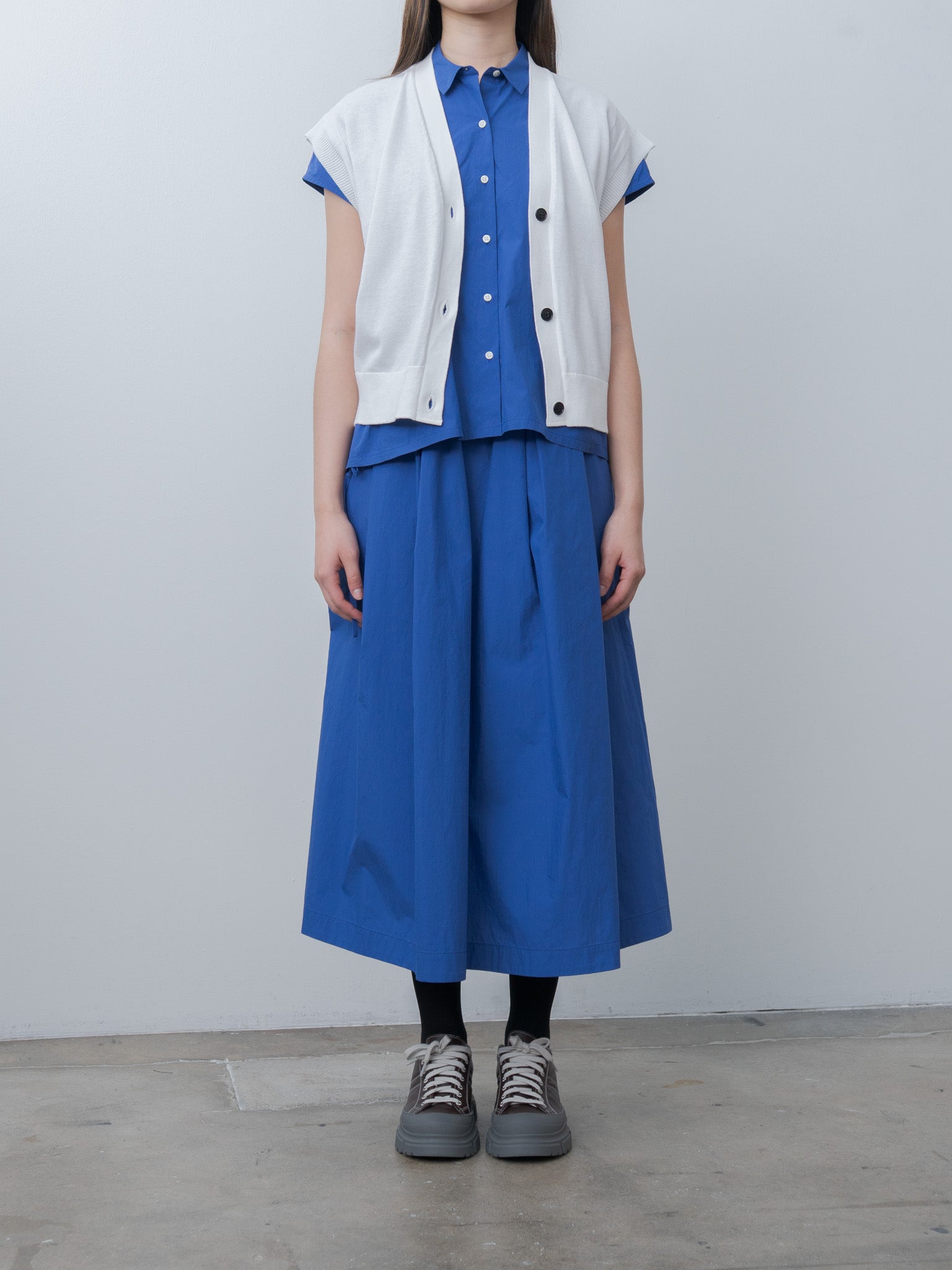 Namu Shop - Nicholson & Nicholson WIND Knit Vest - White