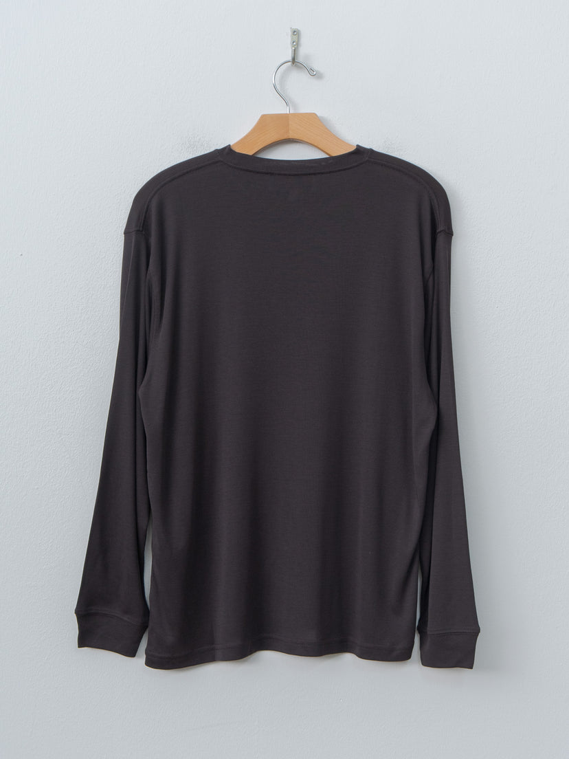 Namu Shop - Studio Nicholson SIMMONS Tee - Black Grape