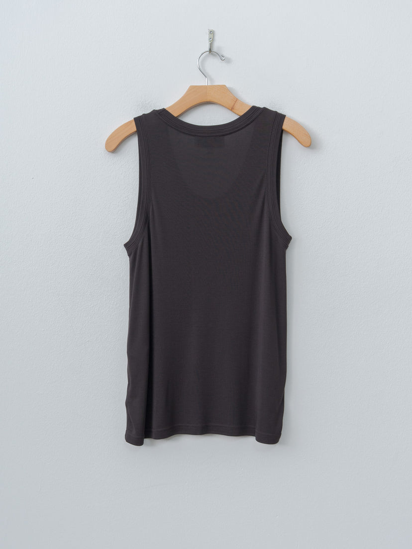 Namu Shop - Studio Nicholson VOTAN Tank - Black Grape