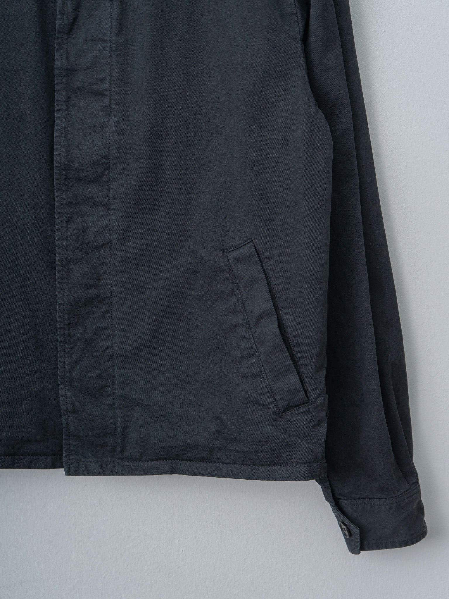 Garment-Dyed Finx Light Chino Blouson - Black