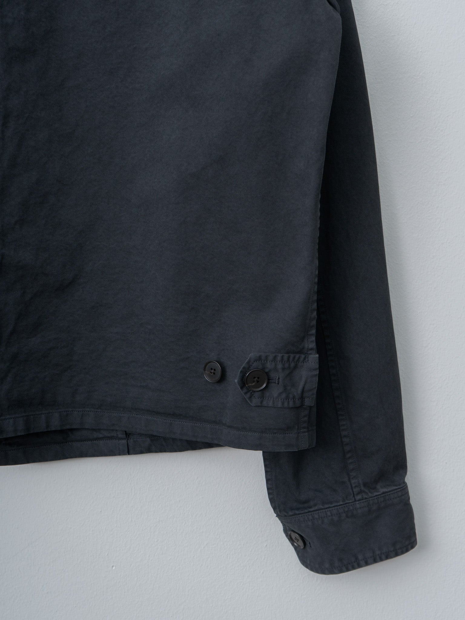 Garment-Dyed Finx Light Chino Blouson - Black