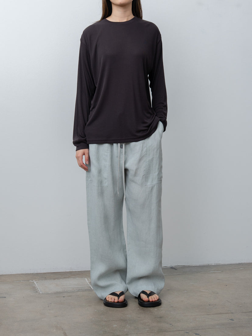 Namu Shop - Studio Nicholson SIMMONS Tee - Black Grape