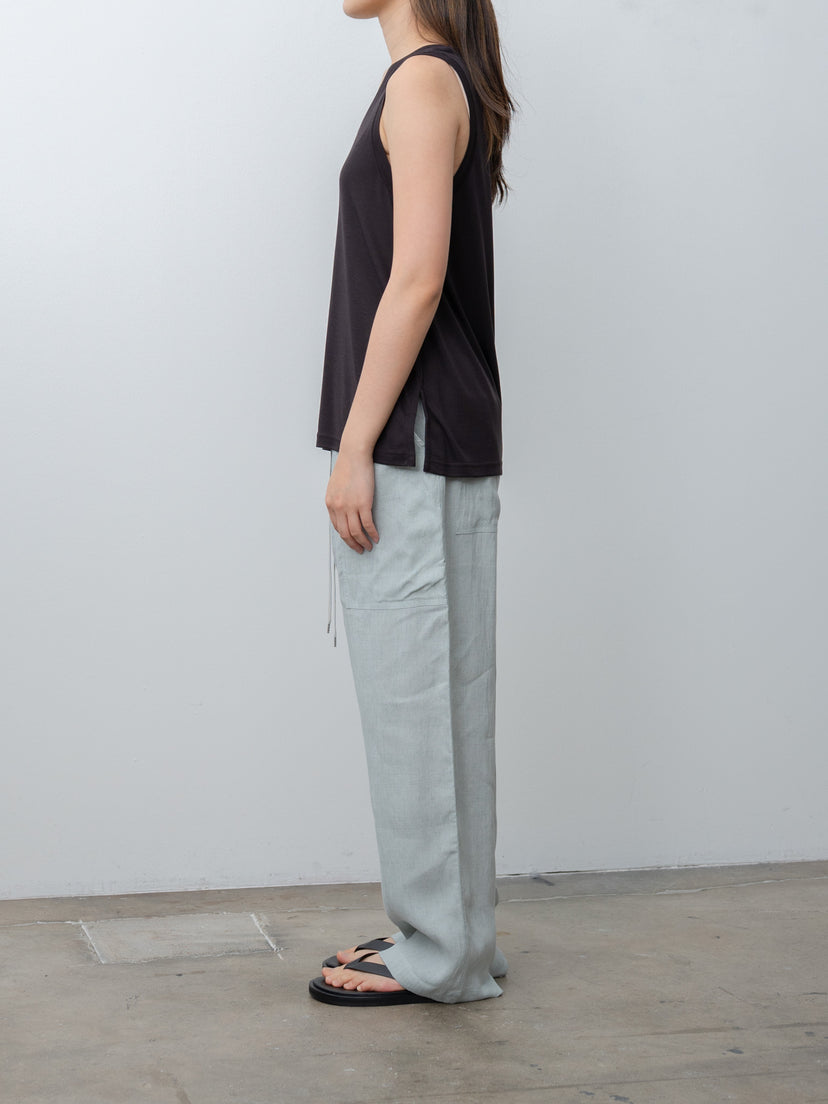 Namu Shop - Studio Nicholson VOTAN Tank - Black Grape