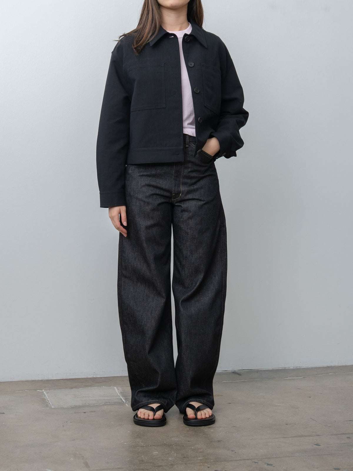 Namu Shop - Studio Nicholson CALDER Jacket - Black