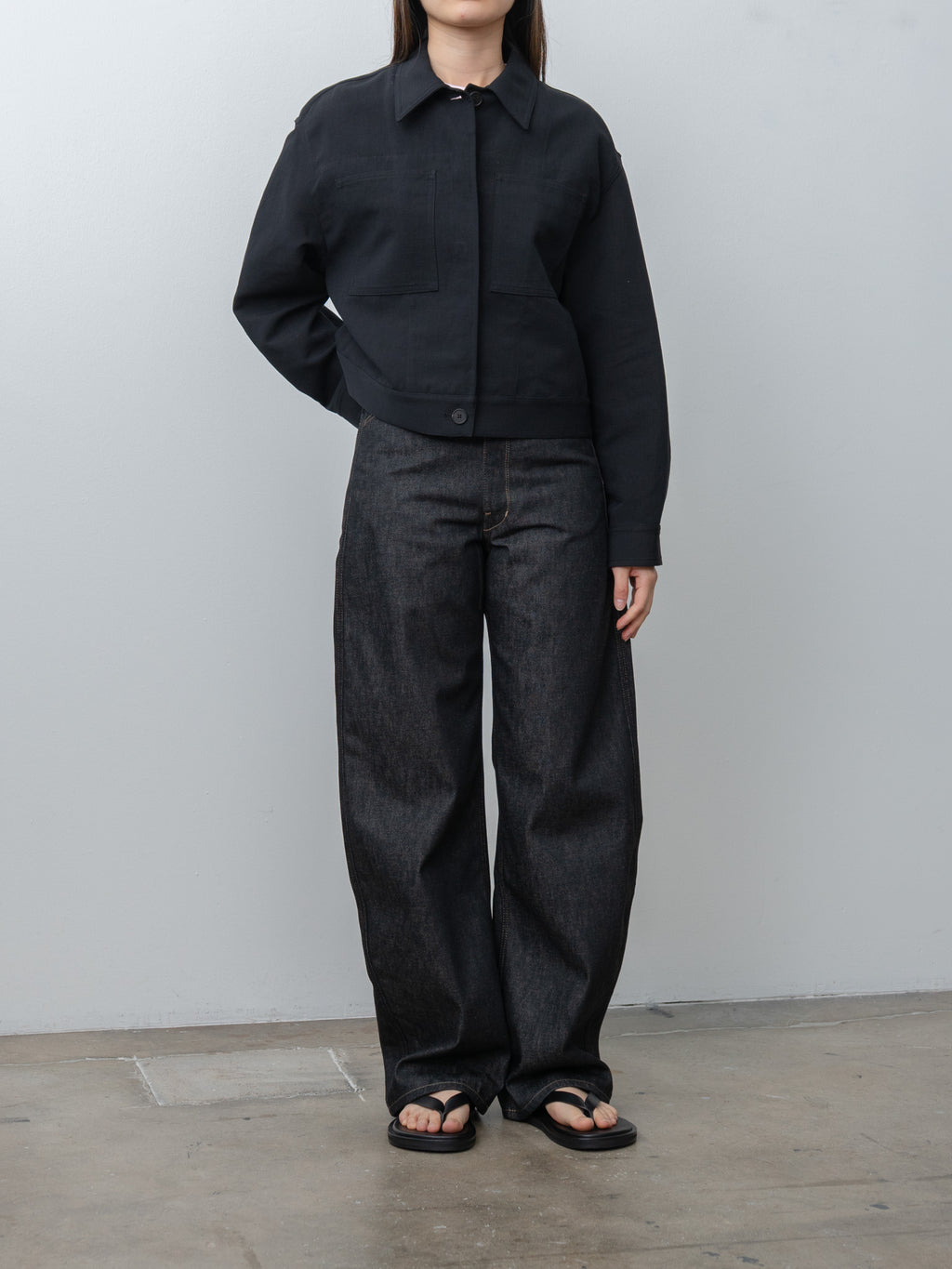 Namu Shop - Studio Nicholson CALDER Jacket - Black