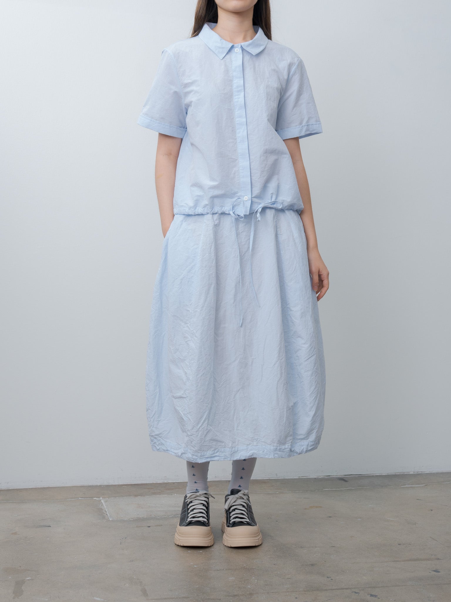Namu Shop - Bergfabel Alma Shirt - Azur