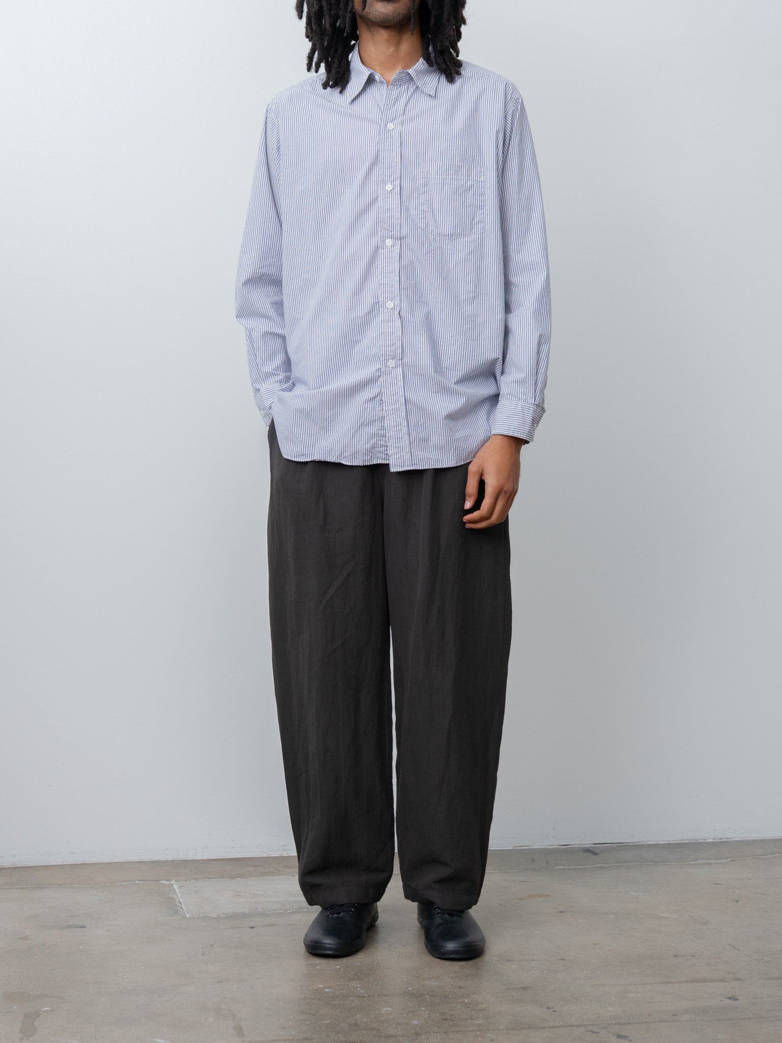 Namu Shop - Herill Broad Work Shirt - Stripe