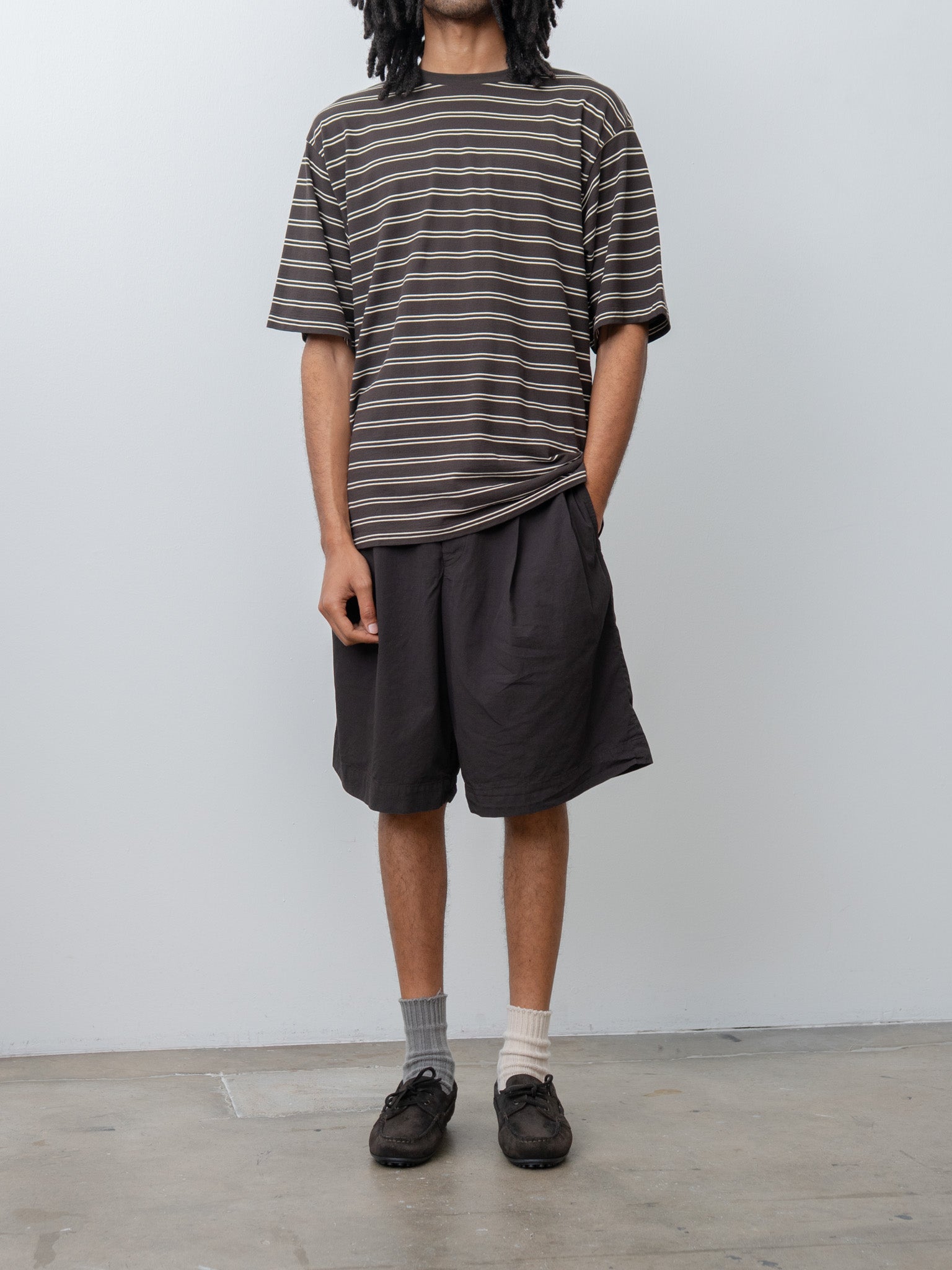 Namu Shop - Herill Ripstop Chino Shorts - Brown