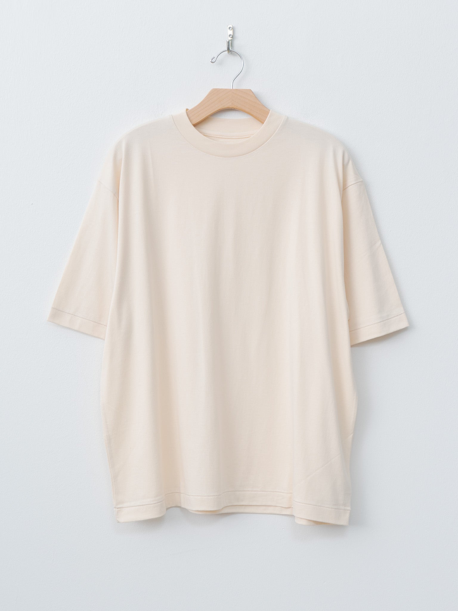 Namu Shop - Blurhms Silk Cotton S/S Tee Wide - Ivory
