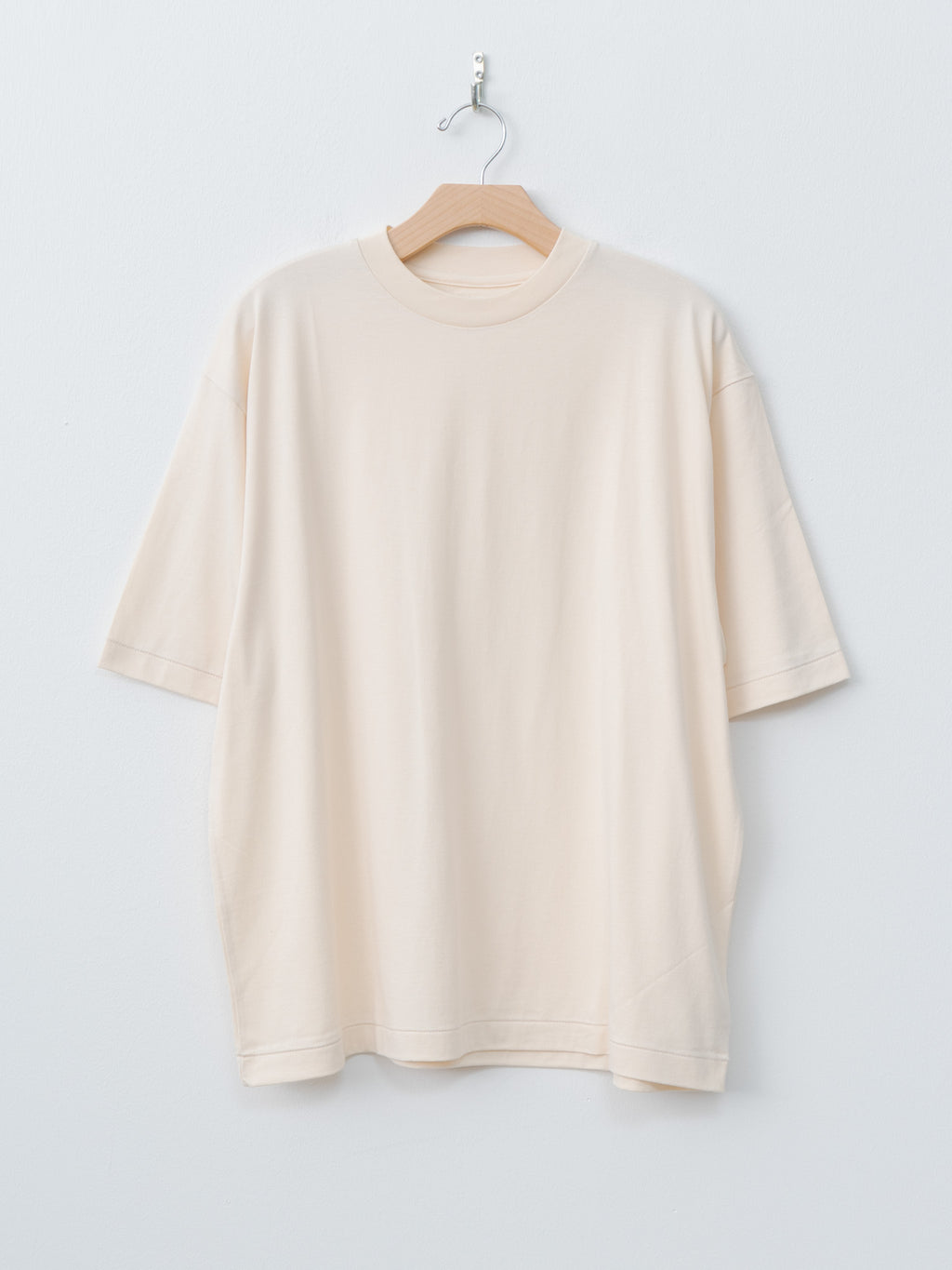 Namu Shop - Blurhms Silk Cotton S/S Tee Wide - Ivory
