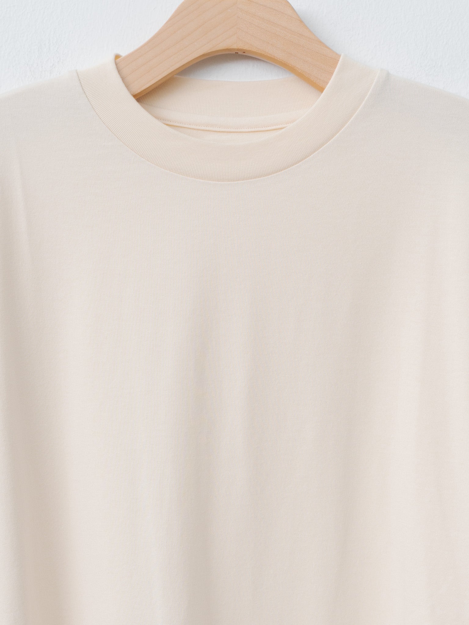 Namu Shop - Blurhms Silk Cotton S/S Tee Wide - Ivory