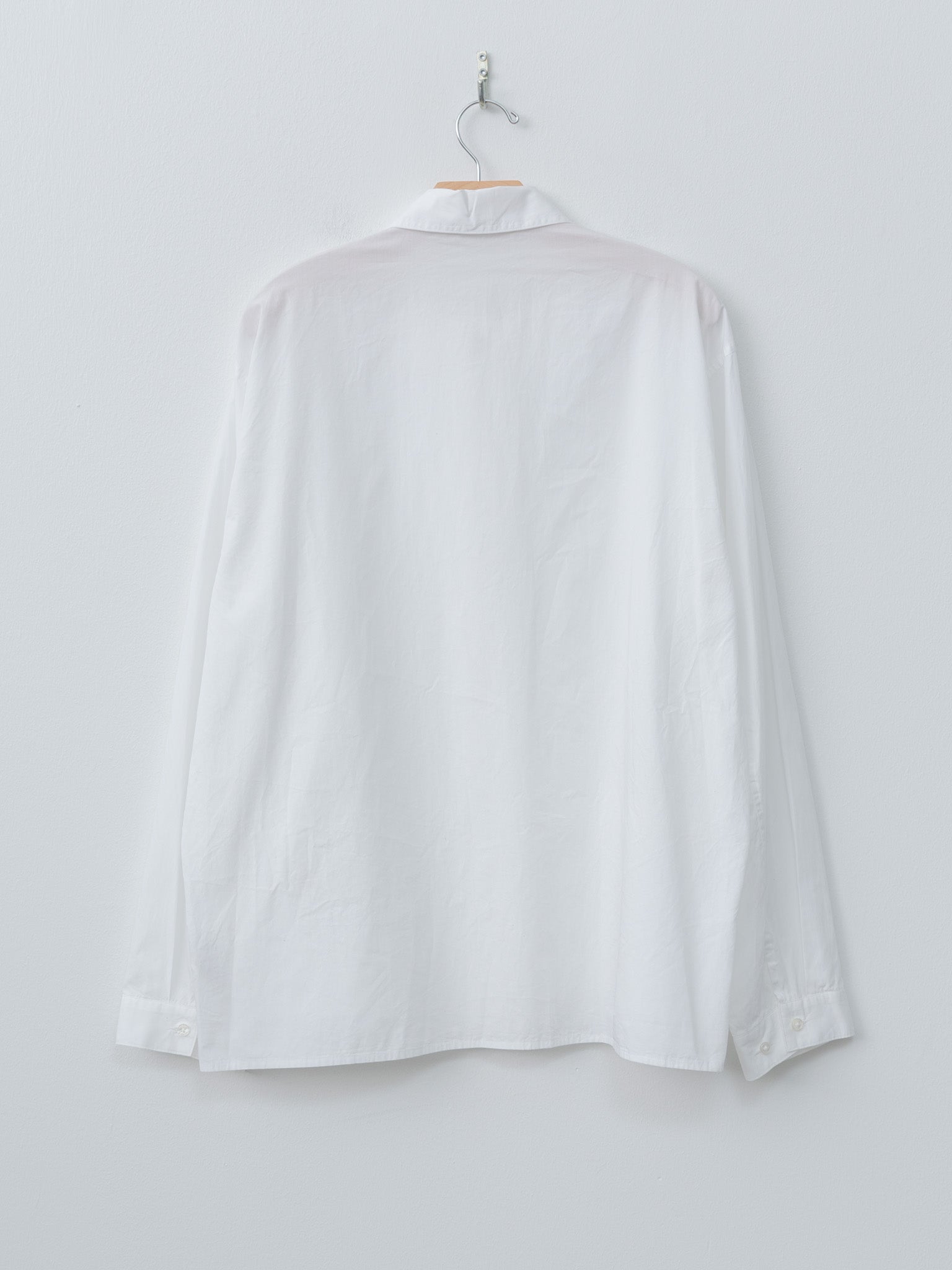 Namu Shop - Blurhms Chambray Zip Shirt - White