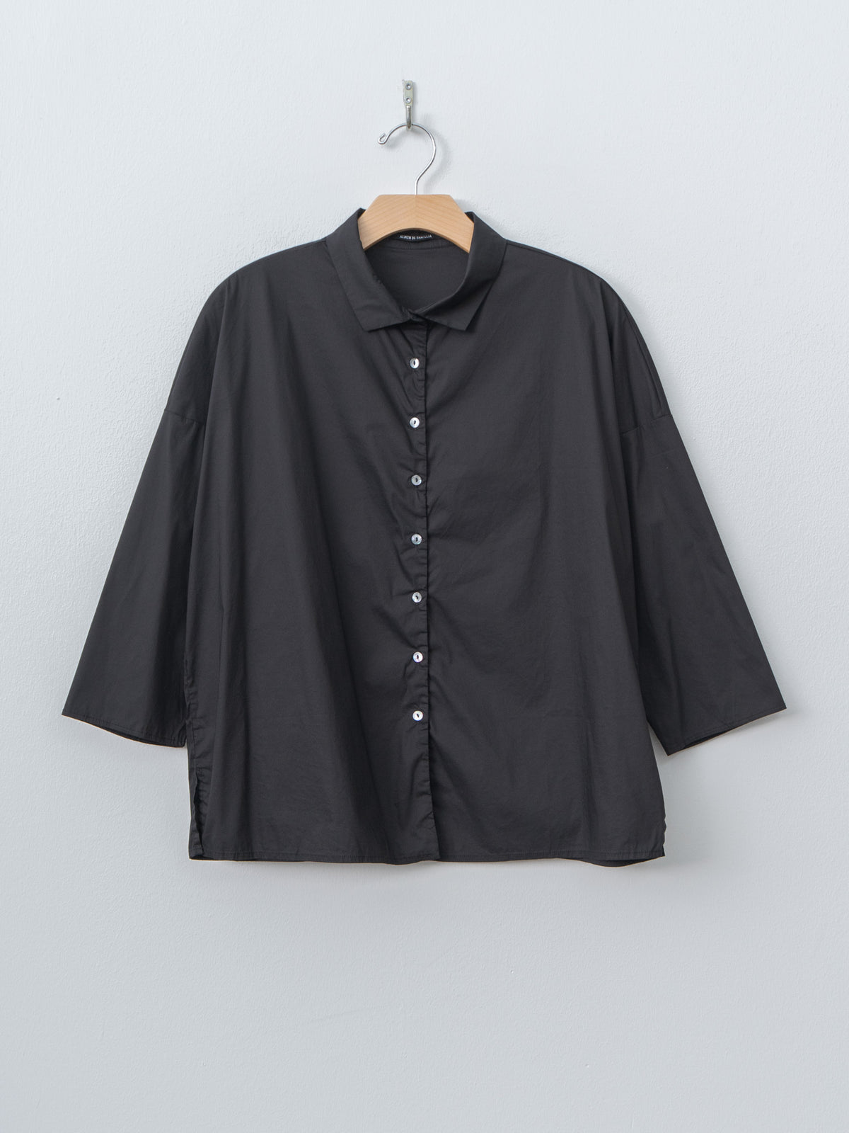 Namu Shop - Album di Famiglia Short Collar Shirt TSL - Black