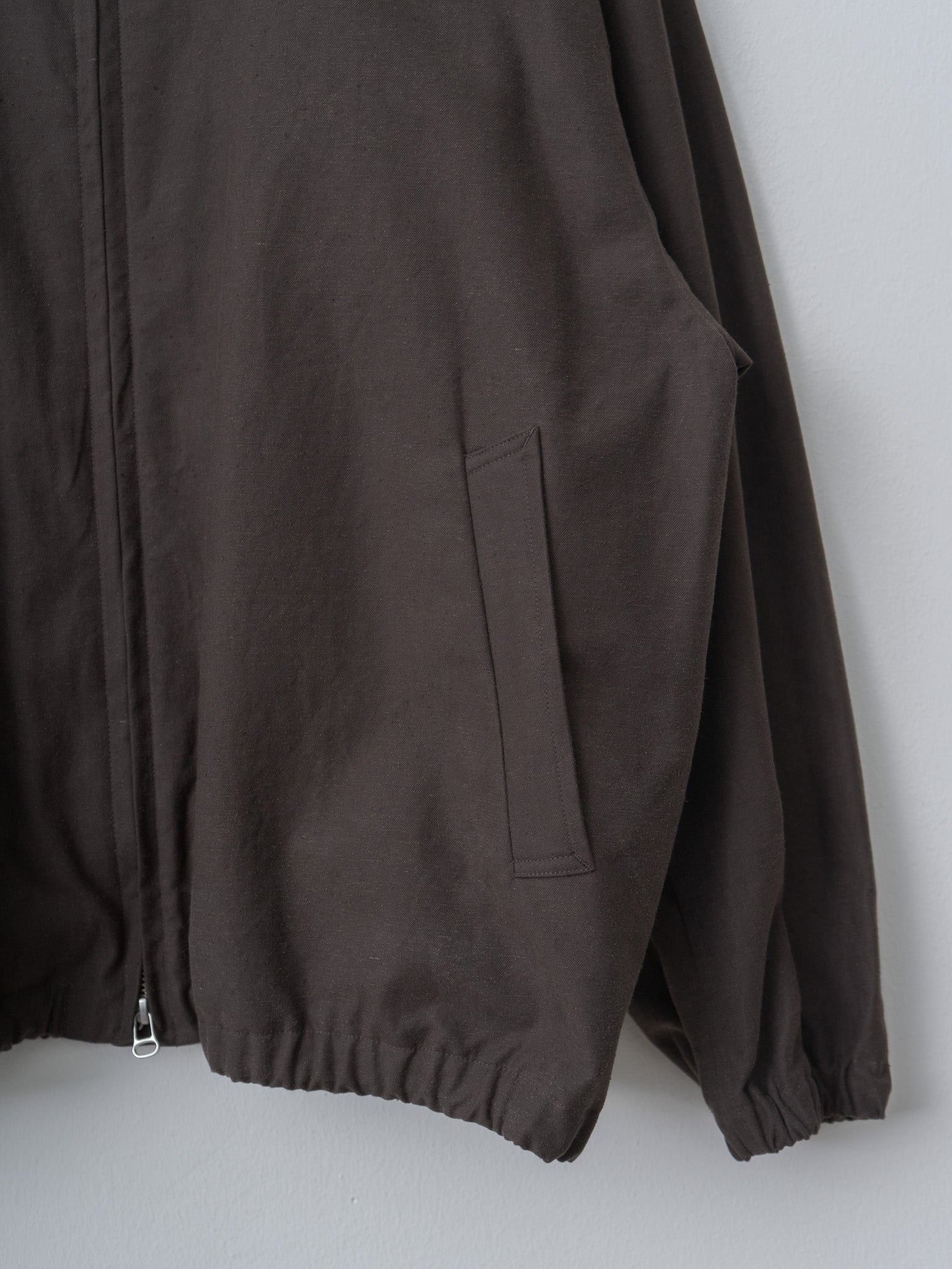 Zip Blouson - Brown