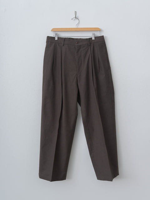 Namu Shop - Yoko Sakamoto Double Pleated Trousers - Brown