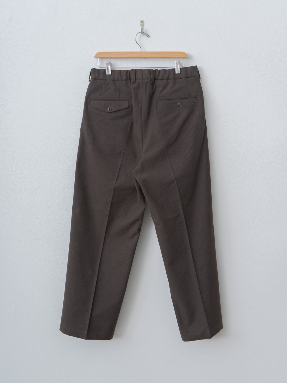 Namu Shop - Yoko Sakamoto Double Pleated Trousers - Brown