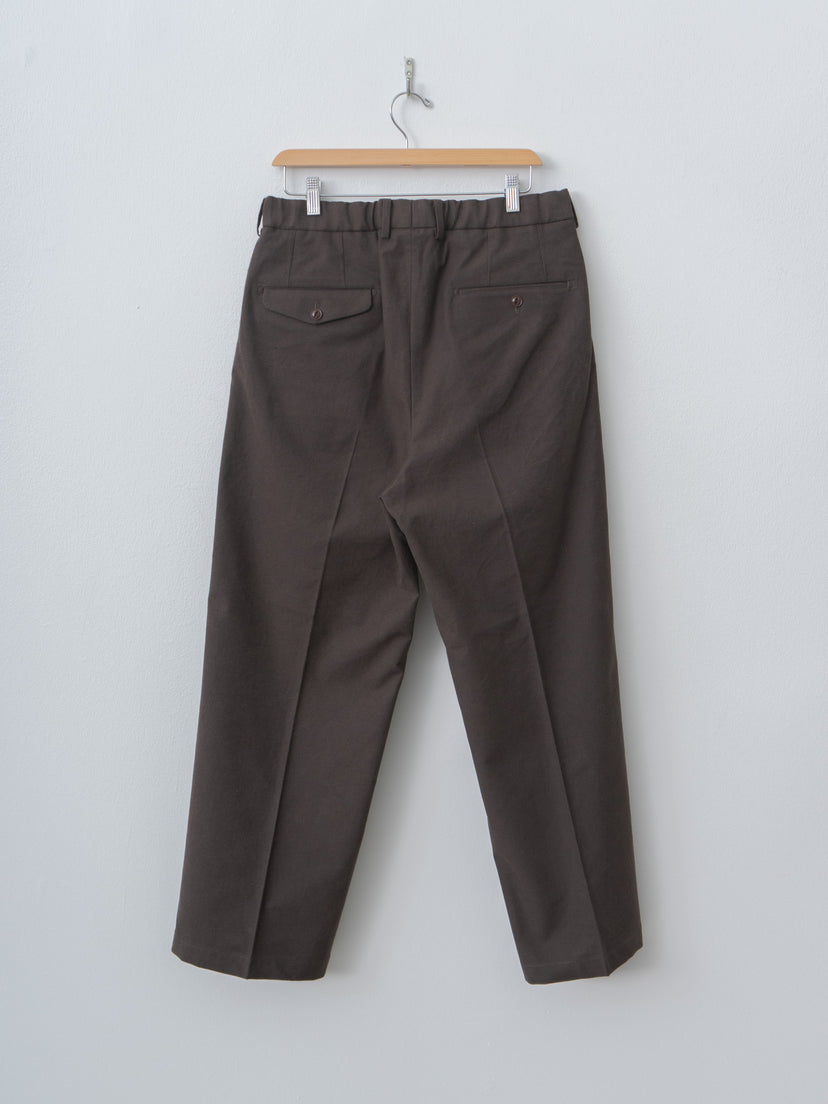 Namu Shop - Yoko Sakamoto Double Pleated Trousers - Brown