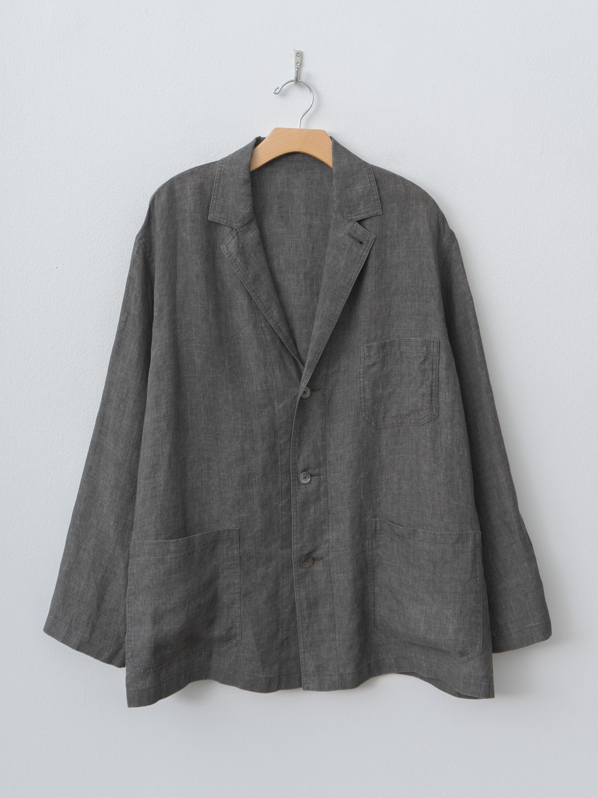 Namu Shop - Yleve Linen Poplin JK - Sumi