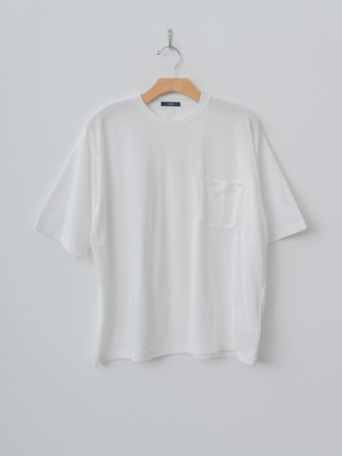 Namu Shop - Yleve T/C Slub Yarn Jersey Pocket T - White