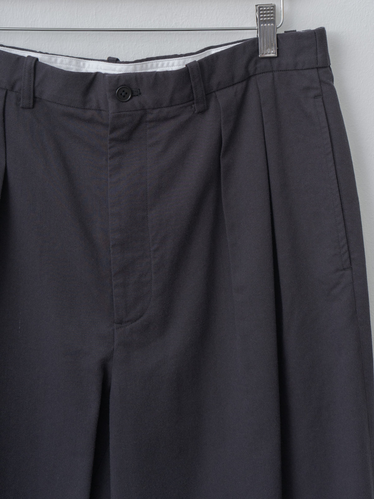 Namu Shop - Y Organic Cotton Tencel Chino Trousers - Navy