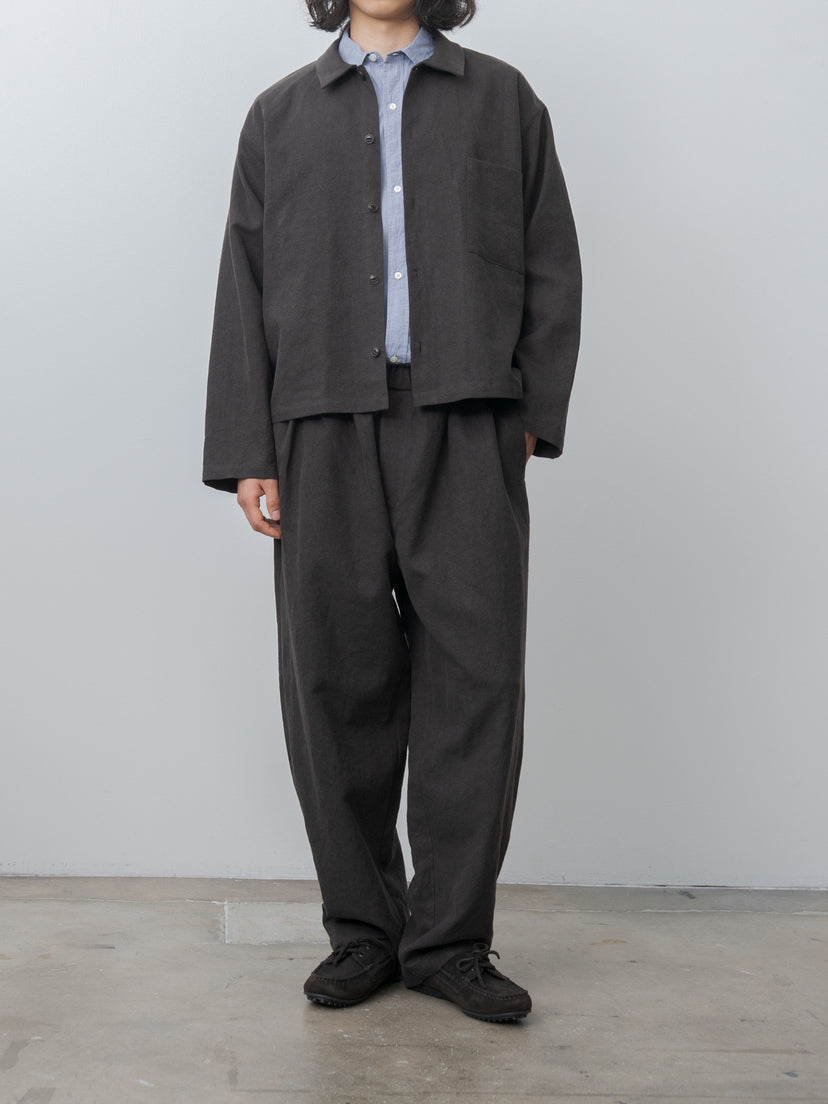 Namu Shop - Blurhms Hard Twist Chambray S/S Work Shirt - Saxe Blue