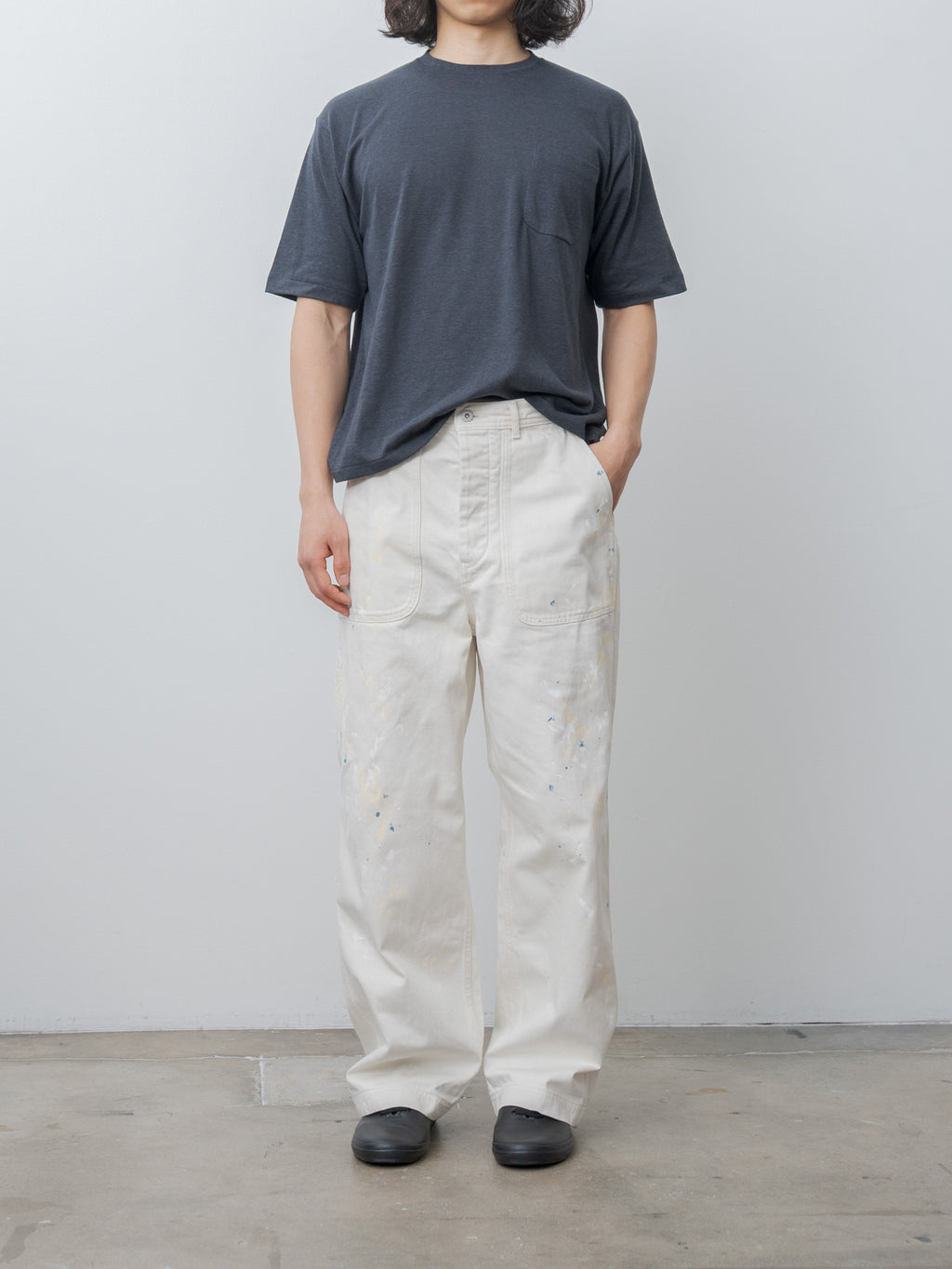 Namu Shop - Yleve Hand Paint Denim M45 PT - Ceramic