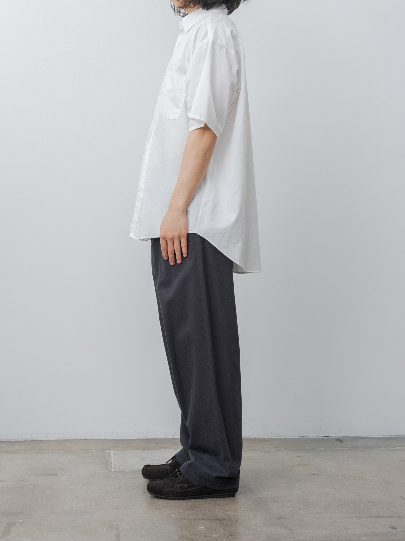 Namu Shop - Y Organic Cotton Tencel Chino Trousers - Navy