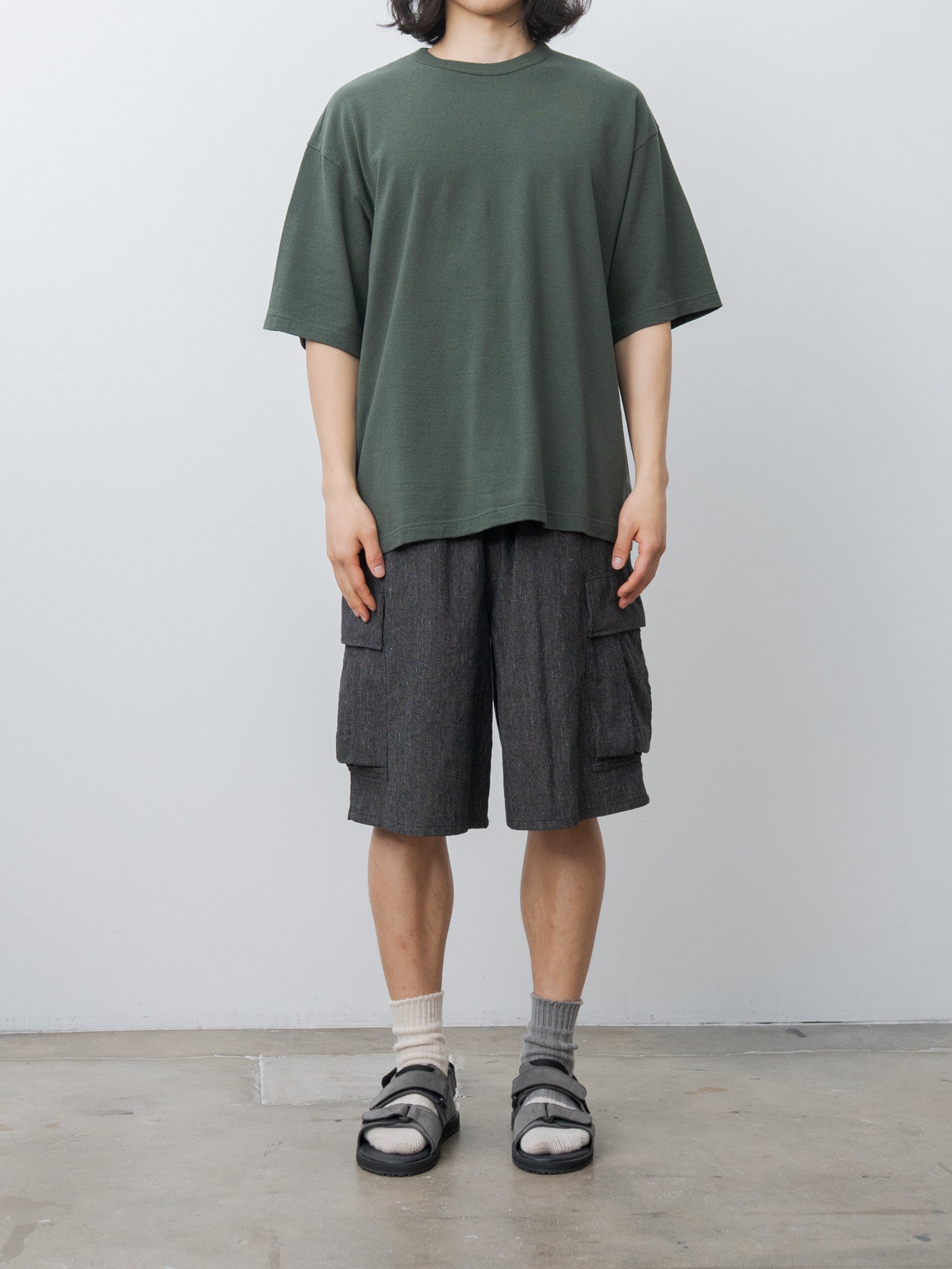Namu Shop - Blurhms Cotton Mix Nep 6P Shorts - Black